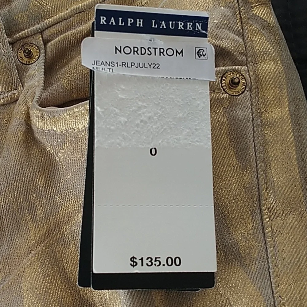 LAUREN Ralph Lauren Black Label Mid Rise Skinny Ankle Jeans Super Stretch sz 0 - Picture 10 of 15